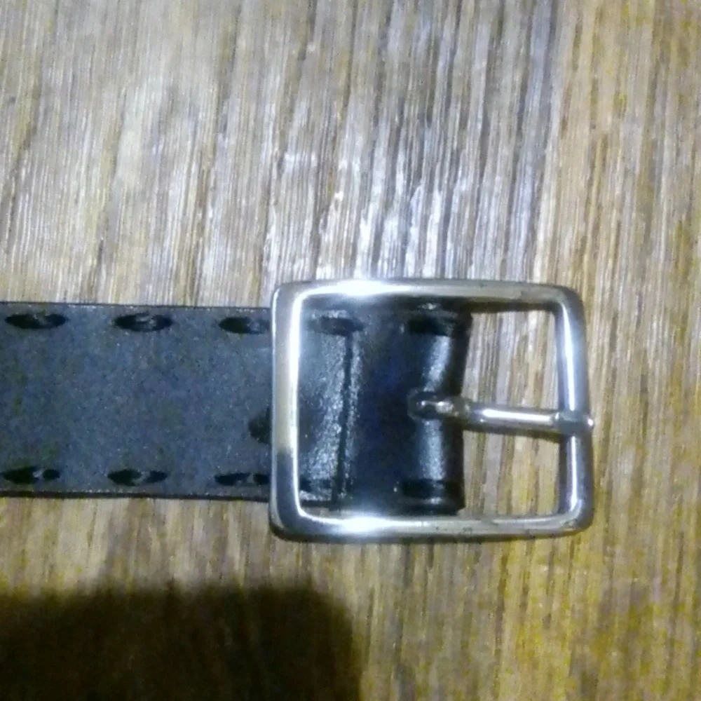 Geoffrey Beene Black Genuine Leather Belt